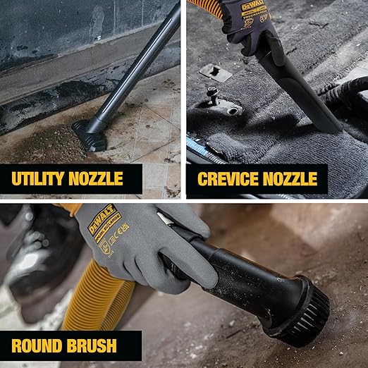 DEWALT 6-Gallon STEALTHSONIC Ultra Quiet Poly Shop Vacuum Wet and Dry - Image 8