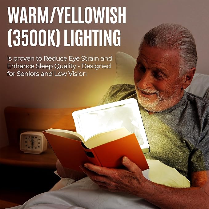 MAGNIPROS Patented 3X Large LED Page Magnifier - Image 6