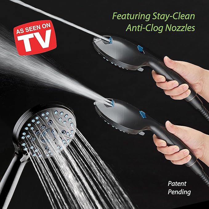 Hotel Spa AquaCare As-Seen-On-TV High Pressure Handheld/Rain 50-mode 3-way - Image 3