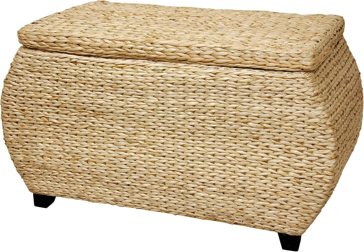 red lantern 31-inch rush grass storage chest, main product view