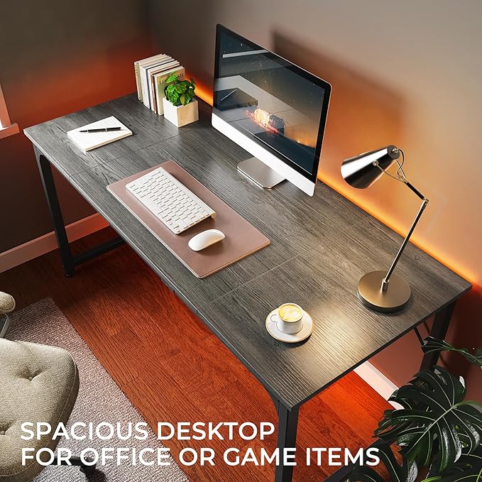 Huuger Computer Gaming Desk, 63 Inch Office Desk - Image 5