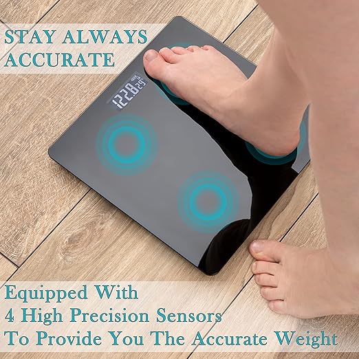 Moss & Stone Black Digital Bathroom Scale - Image 5