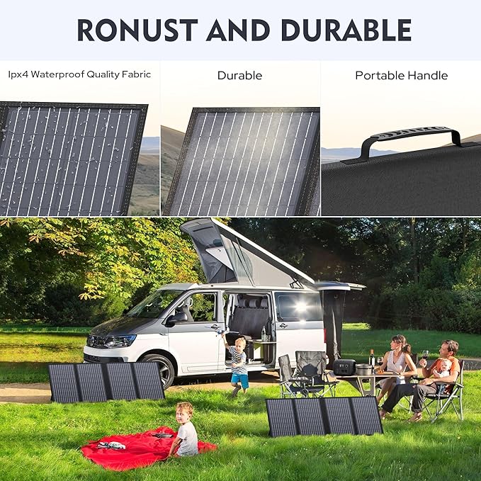 ENGINSTAR 60W Foldable Solar Panel Charger - Image 3