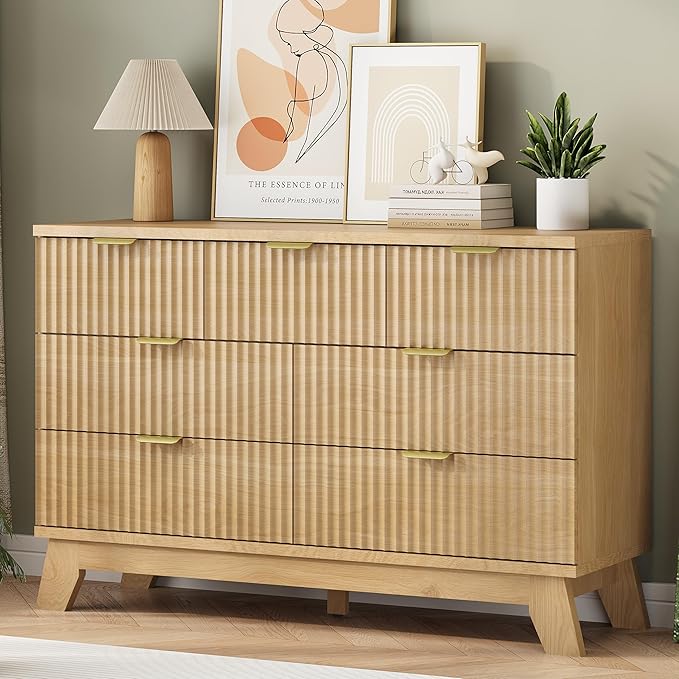 Fluted Dresser for Bedroom - Image 4