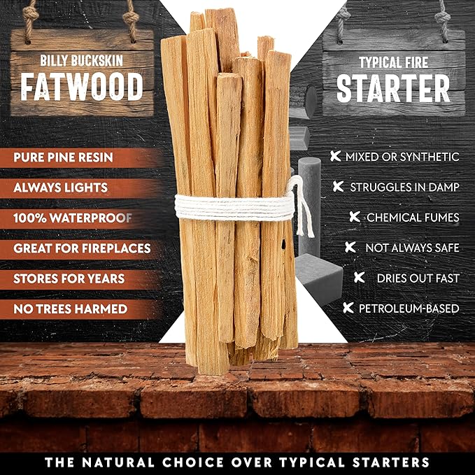 10lb Fatwood Fire Starter Sticks | 100% Natural Fire Starters - Image 5