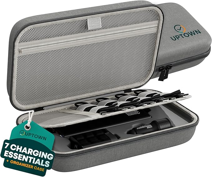 Uptown 7- Piece Travel Charging Tech Bundle – 10, 000mAh Portable Charger - Image 2