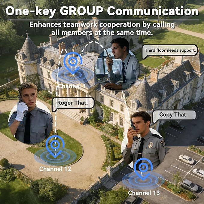SAMCOM Walkie Talkies for Adults Long Range Rechargeable 2 Pack FWCN30A 2 Way - Image 2
