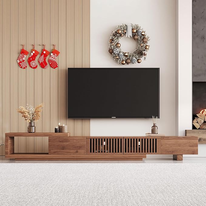 NessCarsti Mid Century Modern TV Stand by NessCarsti