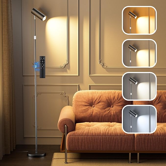SIBRILLE Spotlight Floor Lamp, Tall LED Standing Lamp - Image 8