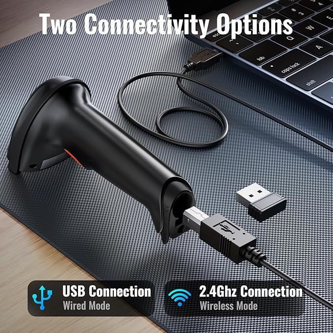 Tera 1D 2D QR Barcode Scanner Wireless and Wired - Image 3