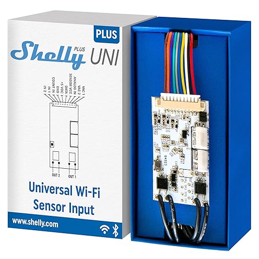 Shelly Plus Uni | Smart Wi-Fi and Bluetooth Operated Module by Shelly
