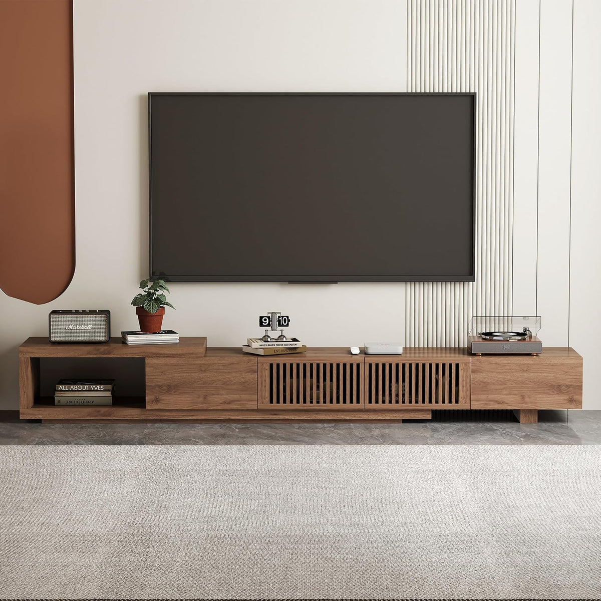 gaoyangjiaju Modern Walnut TV Console