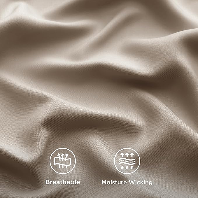 Bedsure Cooling Sheets Twin XL, Rayon Derived from Bamboo, Breathable & Soft - Image 4