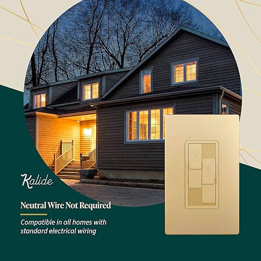 TOPGREENER Elite Series Kalide Dual Load Dimmer Light Switch, Double LED Dimmer - Image 5