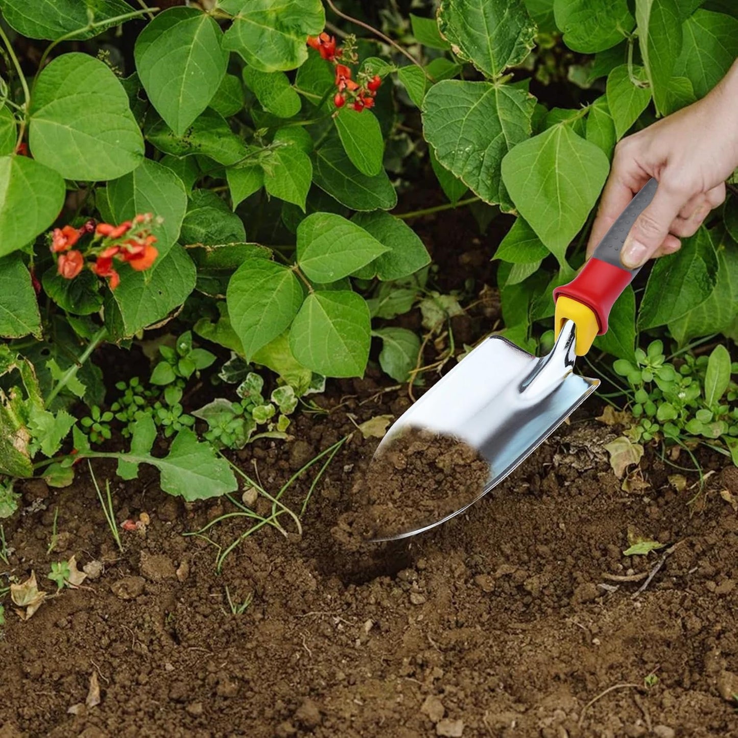 Wolf-Garten LU-2K Grip Handle Flower Scoop, Large