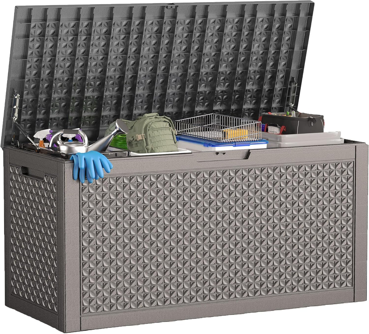 deck box large outdoor storage for patio furniture, main product view