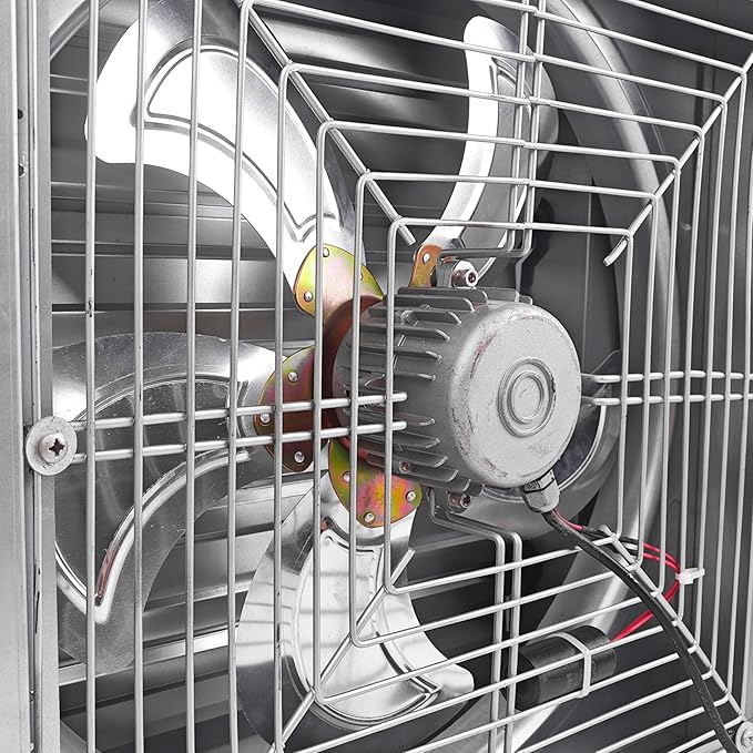 GRELWT 24" Wall Mounted Exhaust Fan -Automatic Shutter - Image 5