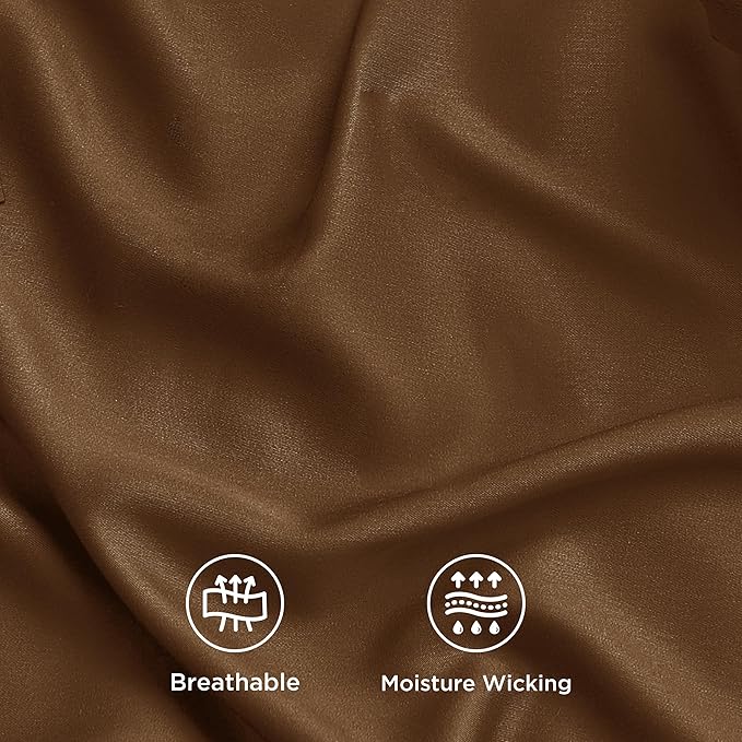 Bedsure Full Size Bed Sheets, Cooling Sheets, Rayon Derived from Bamboo - Image 4