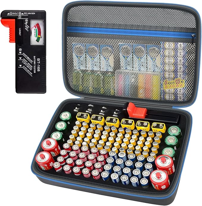 ALKOO Battery Organizer Storage Holder Case Box by ALKOO