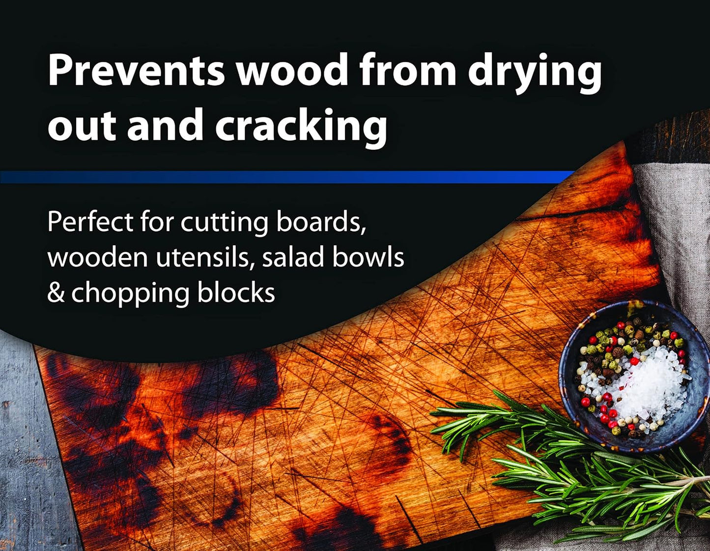NSF Certified Food Grade Mineral Oil - Gallon (128oz), Certified Food Safe Conditioner for Wood Cutting Boards, Butcher Blocks and Stainless-Steel Kitchen Equipment