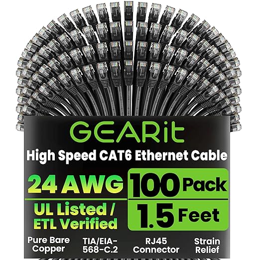 GEARit Cat 6 Ethernet Cable Pack by GEARit