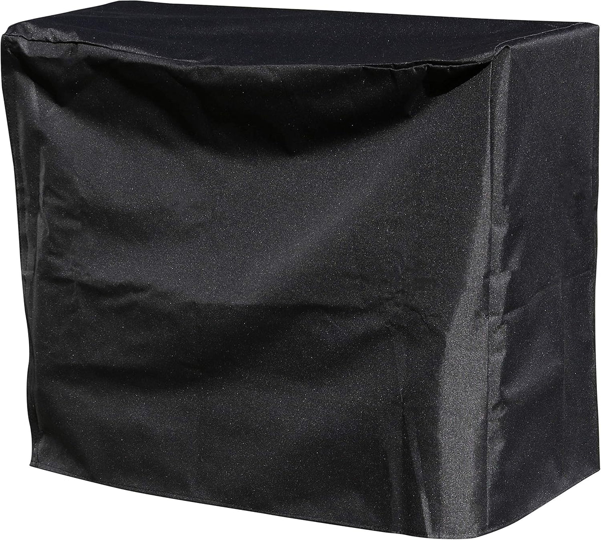 sunnydaze 2-foot firewood log rack cover, black, main product view