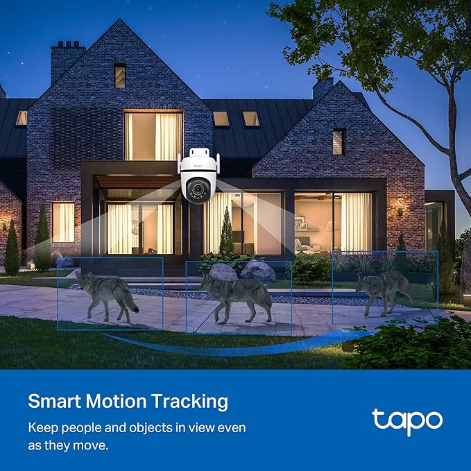 TP-Link Tapo 2K QHD Outdoor Pan/Tilt Wi-Fi Security Camera, 360° View, Motion - Image 4