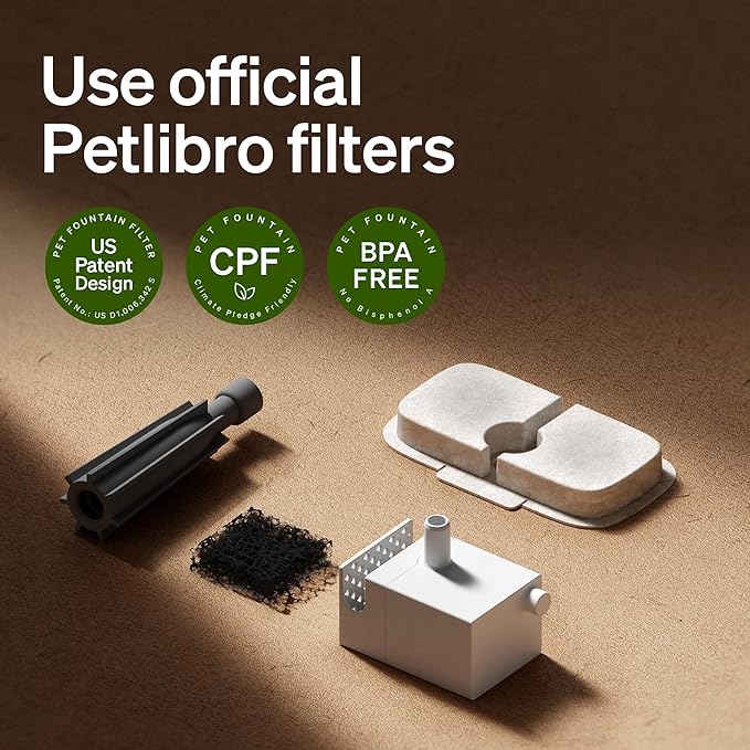 PETLIBRO Cat Water Fountain Filter Replacement, 8 Packs Pet Fountain Filter & - Image 6
