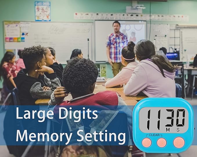 Classroom Timers for Teachers Kids Large Magnetic Digital Timer 4 Pack - Image 4
