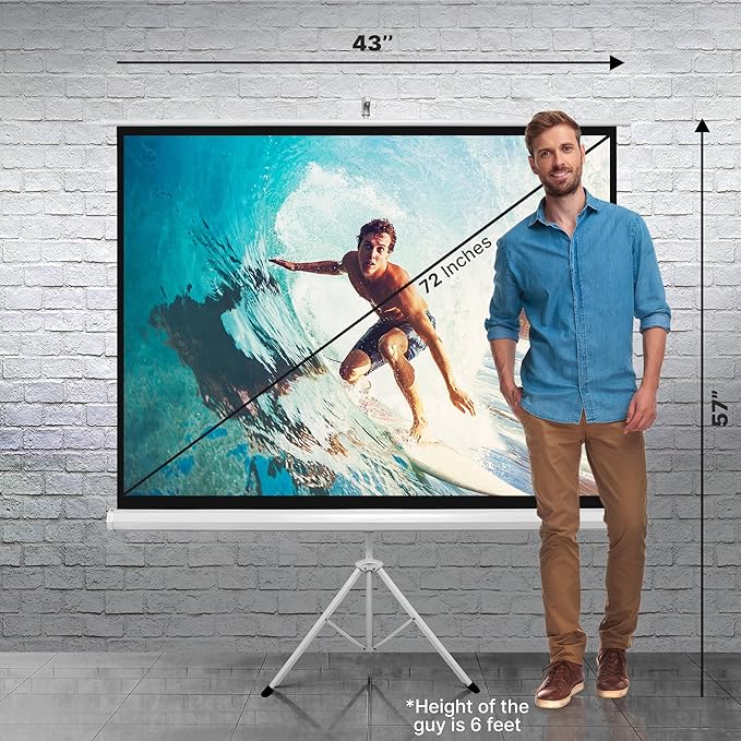 Pyle 72 Inch Outdoor Projector Screen - Image 2