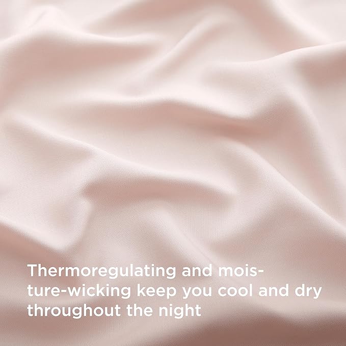 Bedsure Cooling Sheets Twin, Rayon Derived from Bamboo, Breathable & Soft Twin - Image 6