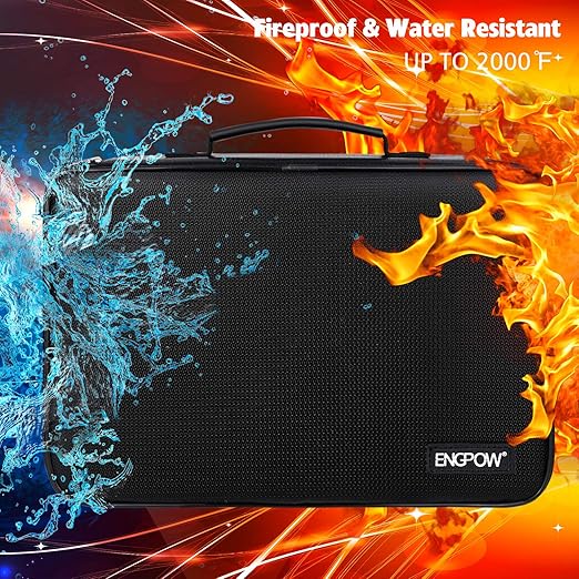 ENGPOW Battery Organizer, Fireproof Battery Organizer Storage Case - Image 3