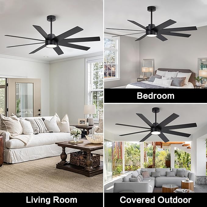 WINGBO 60" Large DC Ceiling Fans - Image 9