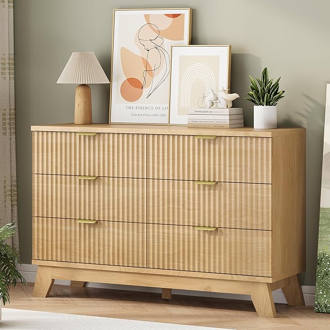 Fluted Dresser for Bedroom - Image 4