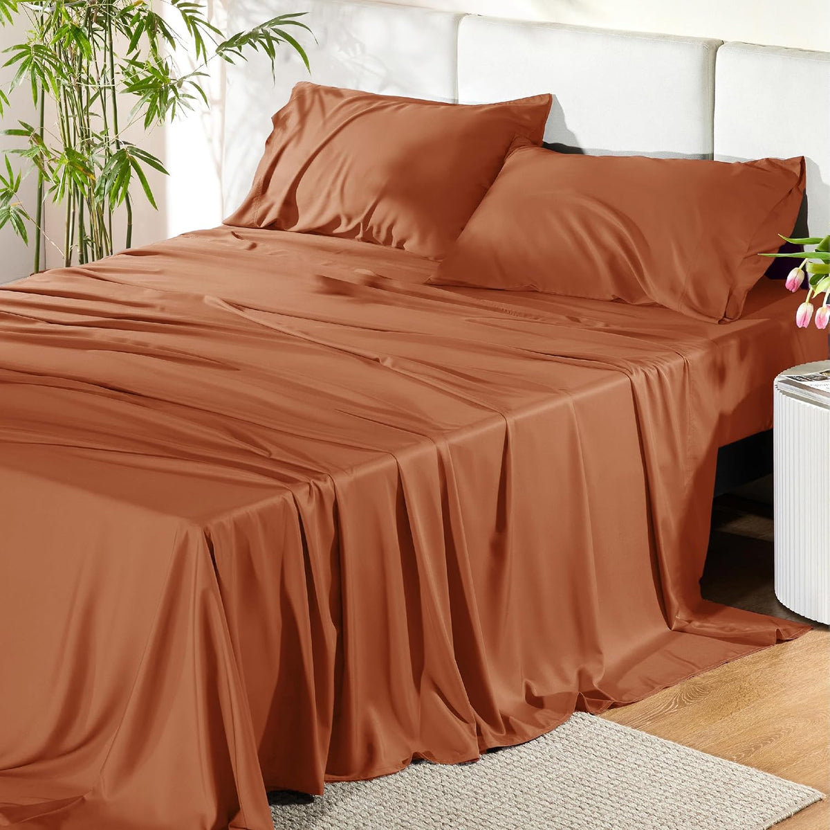 Bedsure King Size Sheets Set, Cooling Sheets