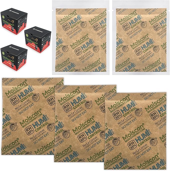 Wisesorb 45 Pack 85% RH Size 8 Two-Way Humidity Control Packs by Wisesorb