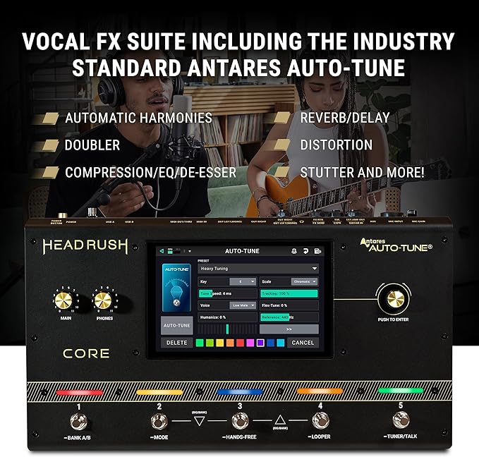 HeadRush Core - Guitar and Vocal Multi Core Effects Amp Modeling Processor - Image 4