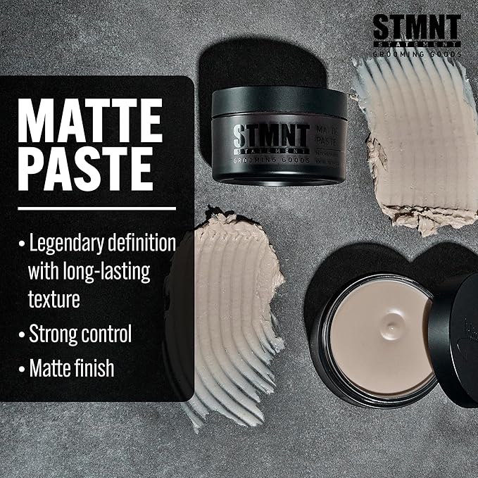 STMNT Grooming Goods Matte Paste 3.38 oz | All Day Strong Hold & High Volume | - Image 2