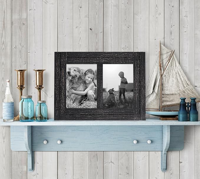 Americanflat Hinged 5x7 Double Picture Frame - Image 4