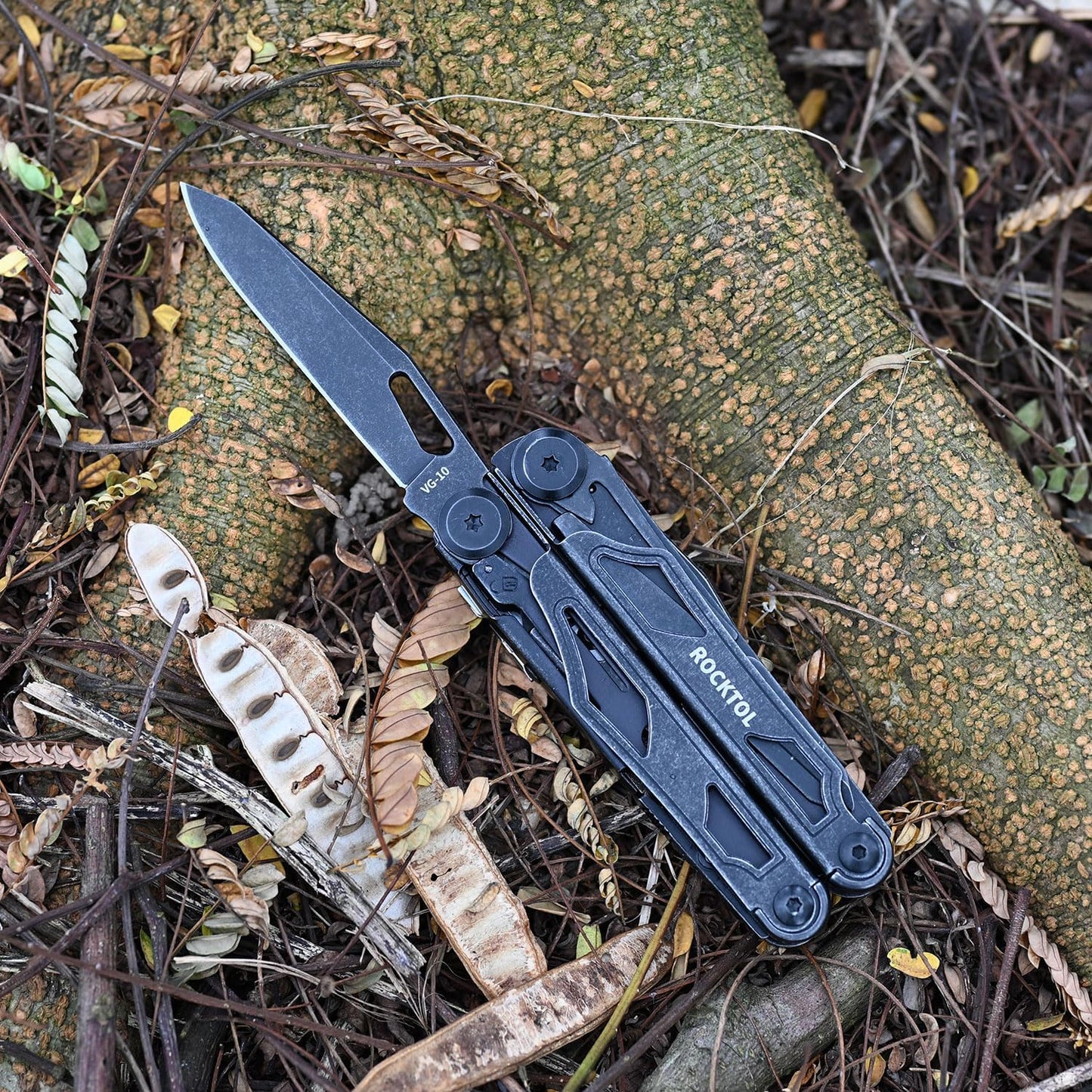 Multitool, VG-10 Blade, 29-in-1 Multitool Pliers with Replaceable Wire Cutters and Saw, Heavy-duty Stainless Steel Multi-tool Set and Nylon Sheath for Camping Survival multi tool for Man
