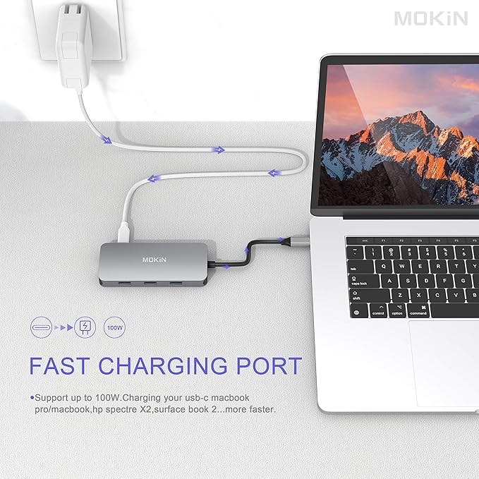 USB C Hub Multiport USB C Adapter - Image 6