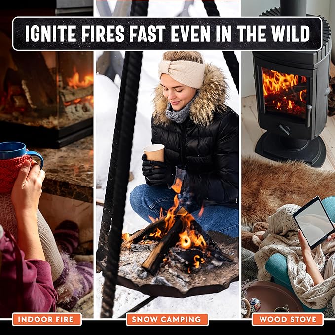 10lb Fatwood Fire Starter Sticks | 100% Natural Fire Starters - Image 7