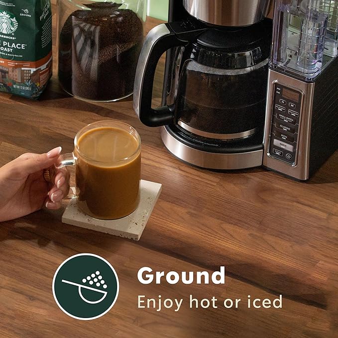 Starbucks Ground Coffee, Dark Roast Hot or Iced Coffee, Caffè Verona, 18 oz - Image 2