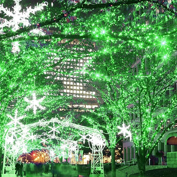 HOME LIGHTING 200 LED 66FT Christmas String Lights, St Patricks Day Fairy Lights - Image 2