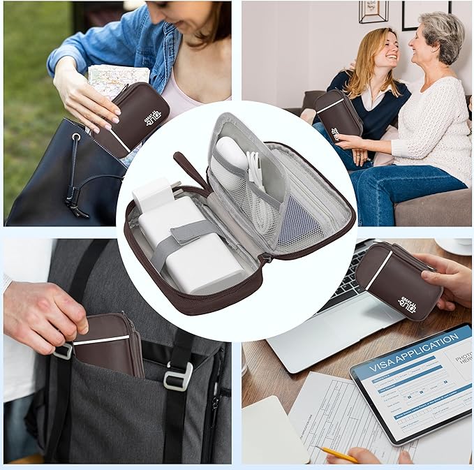 Electronics Organizer, Travel Cord Organizer Pouch, Portable Cable Organizer - Image 6