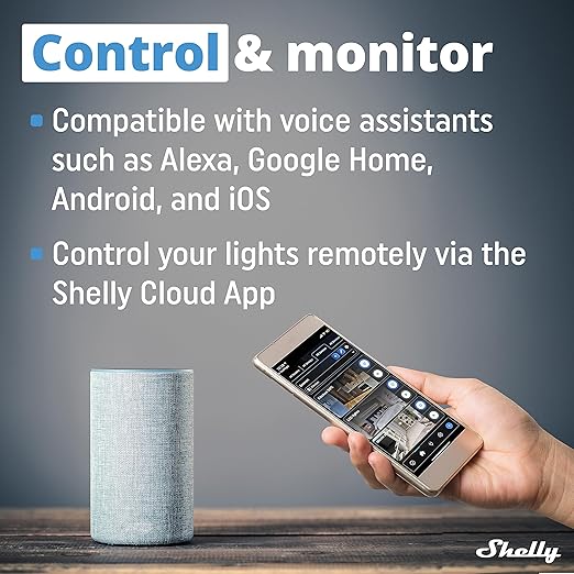 Shelly Plus Wall Dimmer UL | WiFi Smart Wall Dimmer Switch | Home Automation | - Image 4