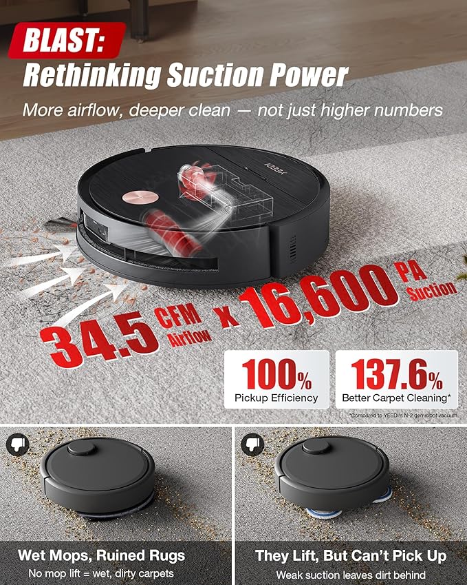 Yeedi S16 Plus Robot Vacuum & Mop - Image 4