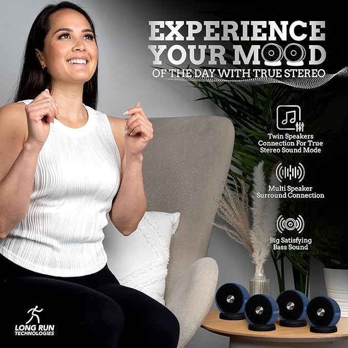 Long Run Technologies Paired Bluetooth Speakers - Image 4
