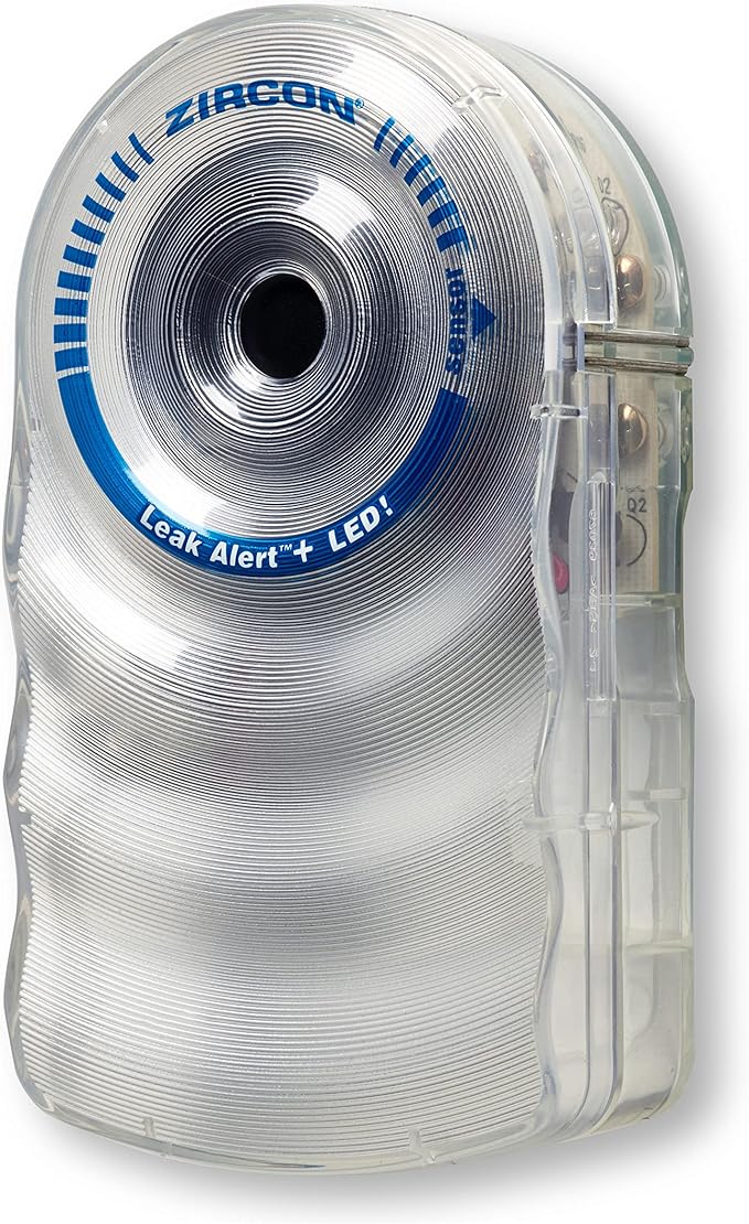 Zircon Leak Alert + LED! Water Leak Detector & Flood Sensor Alarm/Water Leak by Zircon