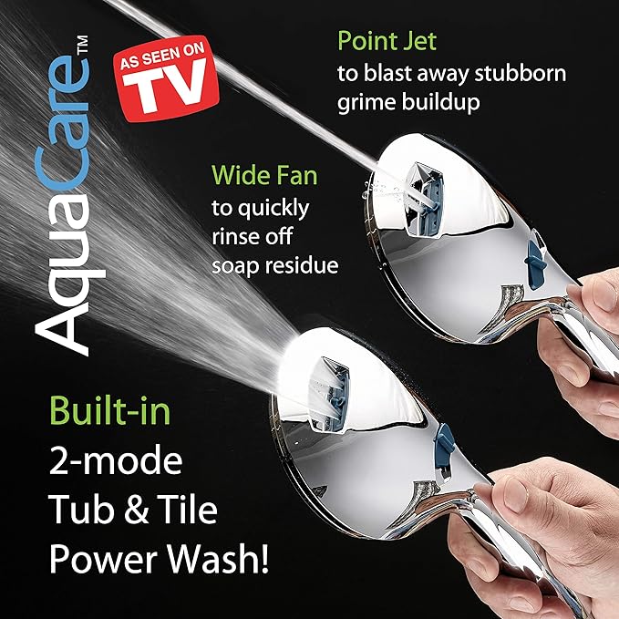 Hotel Spa AquaCare As-Seen-On-TV High Pressure Handheld/Rain 50-mode 3-way - Image 4